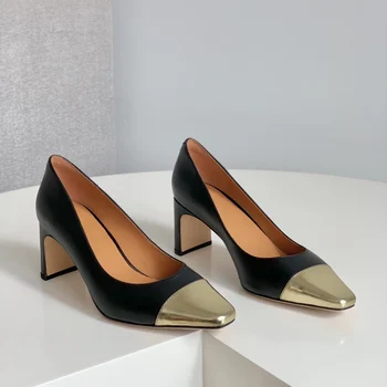 Женская обувь Американские Дизайнерские туфли-лодочки Подиумная мода Реальные фотографии Бренд Oeing 8882305041941