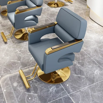 Специальное гидравлическое Парикмахерское кресло с откидной спинкой, Вращающееся Дизайнерское кресло для макияжа, Скандинавское Оборудование, Шезлонги, Мебель DWH