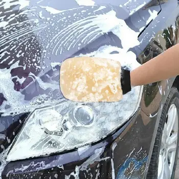 1 Шт. Перчатка для мытья автомобиля, Плюшевые перчатки для чистки автомобиля, Шерстяные перчатки для полировки автомобиля, Шерстяные принадлежности для мытья автомобиля