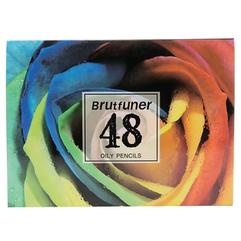 Brutfuner 48 Профессиональных масляных цветных Карандашей, набор деревянных Карандашей для рисования в художественной школе, Принадлежности для рисования эскизов