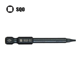 Ручка Инструмента Отвертка Магнитная SQ0, SQ1, SQ2, SQ3 Отвертка с квадратной головкой 65 мм для электрического шуруповерта