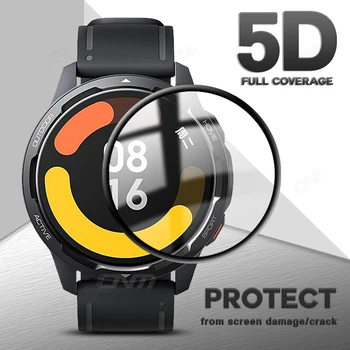 5D Защитная пленка для экрана Xiaomi Watch S1 Active /Цвет 2 Мягкая Защитная пленка Для смарт-часов Mi Watch S1 Active (не стеклянная)