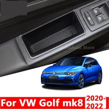 Для Volkswagen VW Golf 8 MK8 2020 2021 2022 Внутренняя Ручка Подлокотника Передней Двери Автомобиля, Многофункциональный Ящик Для Хранения, Аксессуары