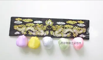 Детский пояс Ханбок с вышивкой/пояс на день рождения/декоративный пояс Wufu
