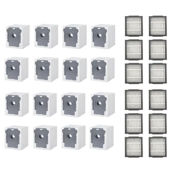 16 Упаковок вакуумных пакетов и 12 упаковок HEPA-фильтра Запасные Части Аксессуары Для Irobot Roomba I7 I7 + I1 I3 I3 + I4 I4 + E5 E6 Вакуумный
