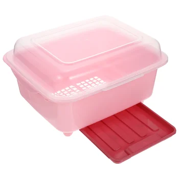 Пластиковая коробка для бытовой посуды, Кухонная Коробка для слива воды, Столовые приборы, палочки для еды,