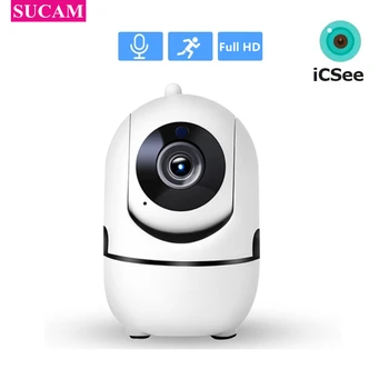 ICSEE Mini Wifi Camera Indoor 2MP 4MP ONVIF Motion Detection 1080P Беспроводные камеры домашней безопасности Видеонаблюдения Wifi