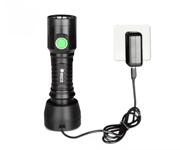 Brinyte WT01 USB Перезаряжаемый фонарик, мощные светодиодные фонари, Тактический фонарь, Портативный аварийный ручной поисковый фонарь