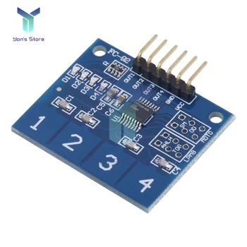 diymore TTP224/TTP226/TTP229 4/8/16 Канальный цифровой емкостный модуль сенсорного переключателя для Arduino