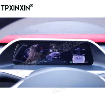 Android Автомобильный виртуальный инструмент для Tesla Model 3 Y Цифровой кластер ЖК-приборной панели, дисплей приборной панели, GPS-навигация для Tesla Mod