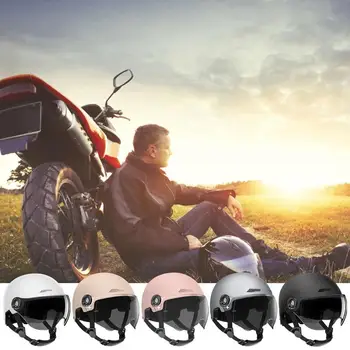 Мотоциклетные шлемы, амортизирующие шлемы для скутеров, Высокозащищенные велосипедные шлемы, шлем для мотоциклистов с защитой от крушения на половину лица