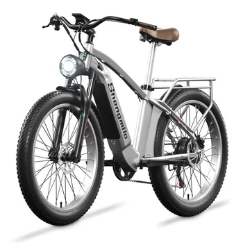 Fat Bike 48V Литиевая батарея, Электромобиль, 500 Вт, длительный срок службы батареи, Взрослый горный внедорожный Электрический велосипед