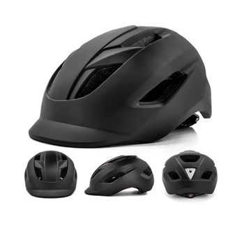 Велосипедный шлем с подсветкой Smart USB Перезаряжаемый легкий шлем, цельный литой дорожный шлем для горного велосипеда
