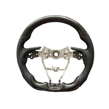 Рулевое колесо из Углеродного волокна В Сборе, 1 шт., Опорный круг Для Toyota Avalon/Camry/RAV4/HARRIER/KLUGER/Highlander, Внутренняя отделка автомобиля
